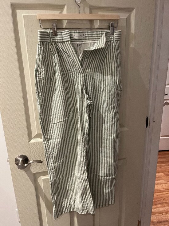 Abercrombie linen pants curve love size 25 - Picture 1 of 2